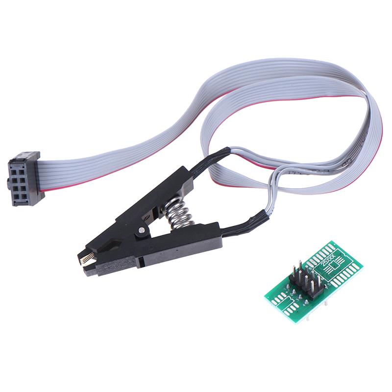 Soic8 Sop8 Флэш-чип Ic Тестовые клипсы Плата-адаптер Программатор Bios/24/25/93