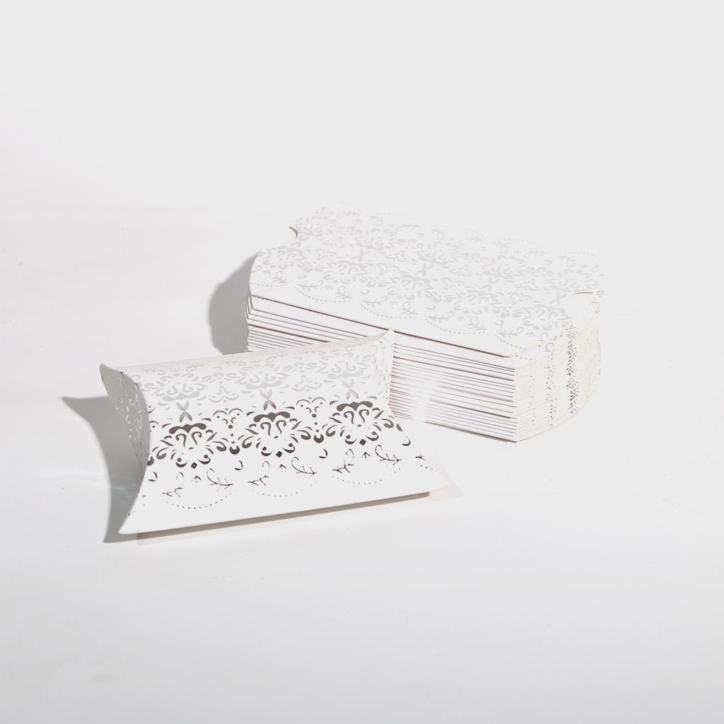 10/20/30Pcs Pillow Candy Box Kraft Paper Christmas Gift Packaging Boxes Candy Bags Wedding Favors Birthday Party Decorations