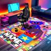 Custom Name Personalized Poppy Playtime Print Carpet, Versatile Home Decor Rug, for Playroom, Apartment, Balcony, Entryway, Hallway Gift