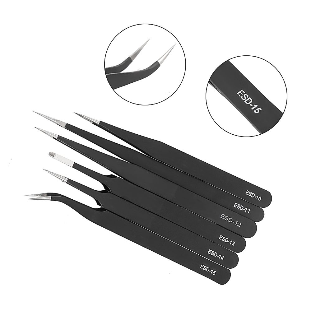 Stainless Steel Precision Curved Eyebrow Tweezers Eyelash Tweezers Makeup Tool Kit Maintenance Tool