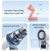Portable Handheld Fan 199 Speed Mini Cooling Desk Fan Quiet Handheld Fan White