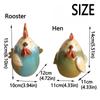 Saving Money Ceramic Piggy Bank Creative Hen Figurines Crafts Cute Money Box  for Kids Girl