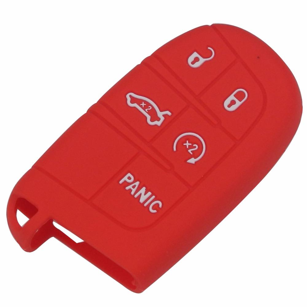 Jingyuqin пульт дистанционного управления 5 кнопок силиконовый резиновый брелок чехол для Jeep Renegade Hard Steel 2016 Smart Protect аксессуары кожа