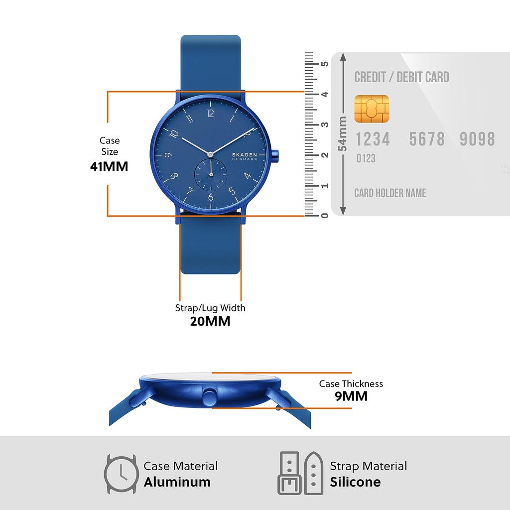 SKAGEN Часы AAREN Blue SKW6508 Imported [Skagen] Мужские [Обычный товар]