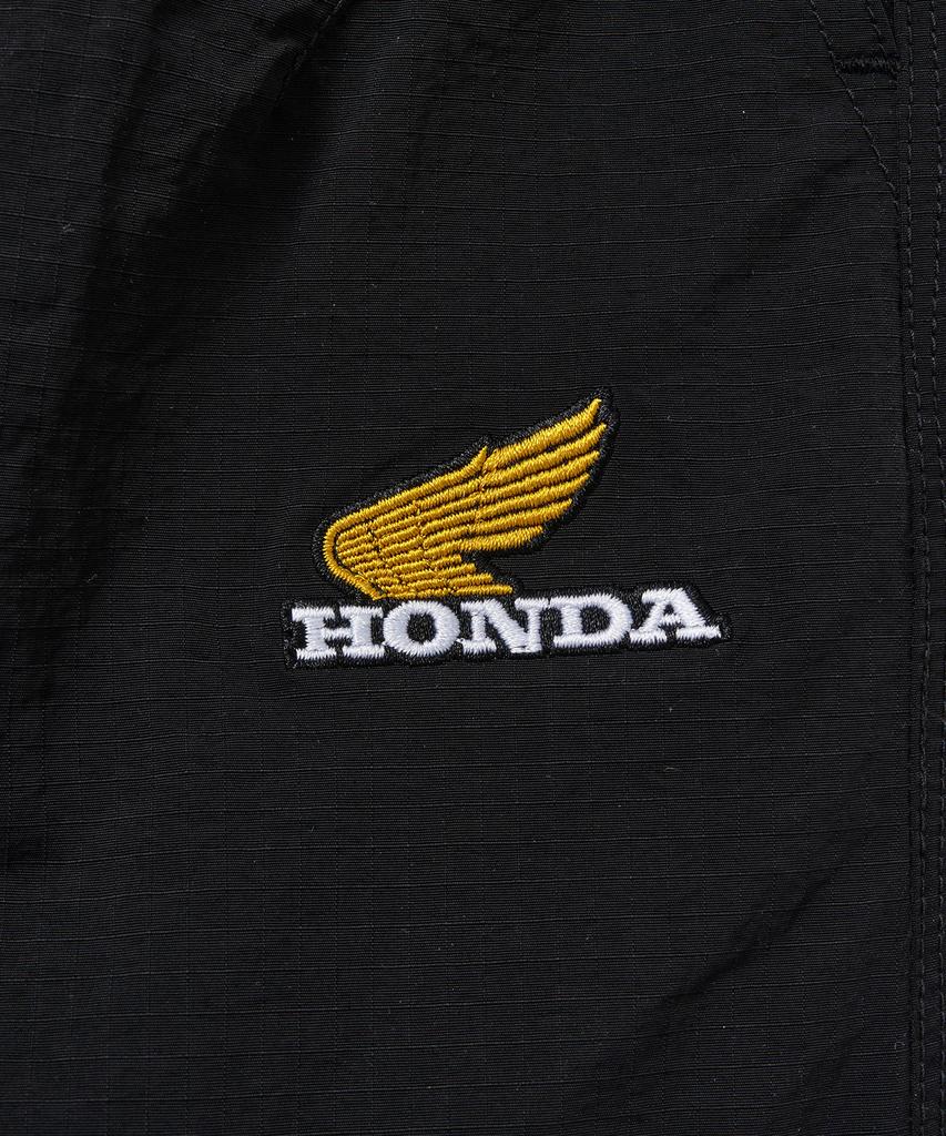 PHYPS MOTORCYCLE Nylon Cargo Bermuda Shorts Black