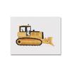 Construction Vehicles Watercolor Art Canvas Painting Kids Room Decor Dump Truck Digger Bulldozer Posters and Prints Boys Gift No Frame