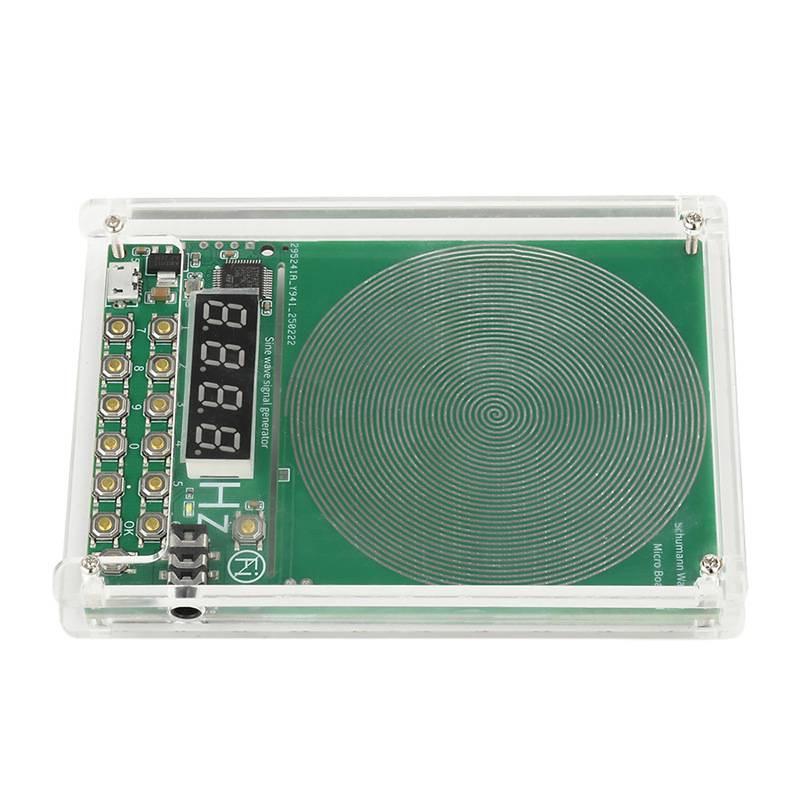 Adjustable Frequency Schumann Wave Generator: 0.01-100000 Sine Wave Signal Interface