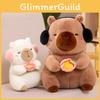 Adorable Capybara Plush Toy With Soft Short Plush Fabric For Kids And Collectors