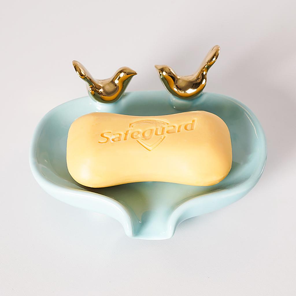 Керамическая мыльница со сливом воды для ванной комнаты, держатель для мыла, держатель для губки на кухне, контейнер для мыла, бытовые туалетные принадлежности