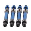 4Pcs CVD Front Rear Drive Shaft Metal Transmission Axle for Traxxas Slash 4X4 1 10 RC CarDark Blue