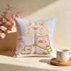 Hot LLulu Piges Cushion Cover Stylish Washable Pillow Cover Ideal for Couch Bedroom Car Decoration
