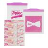 Дизайнерские пакеты Ziploc, лента, средние, 40 штук x 3 упаковки