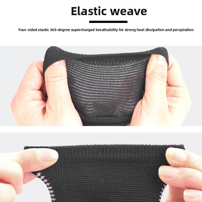 Защитное снаряжение для занятий спортом на открытом воздухе, фитнес-вязаные напульсники, компрессионные, дышащие, для защиты при езде на велосипеде, спортивные компрессионные напульсники
