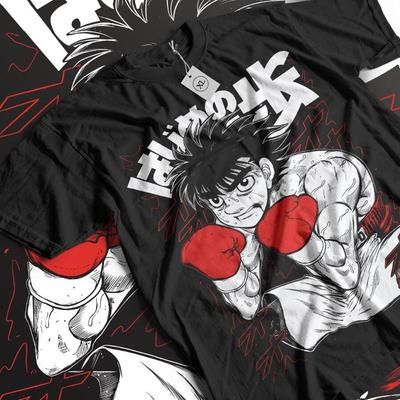 Hajime No Ippo T Shirt Kamogawa Boxing Gym Crew Makunouchi Kbg Unisexga