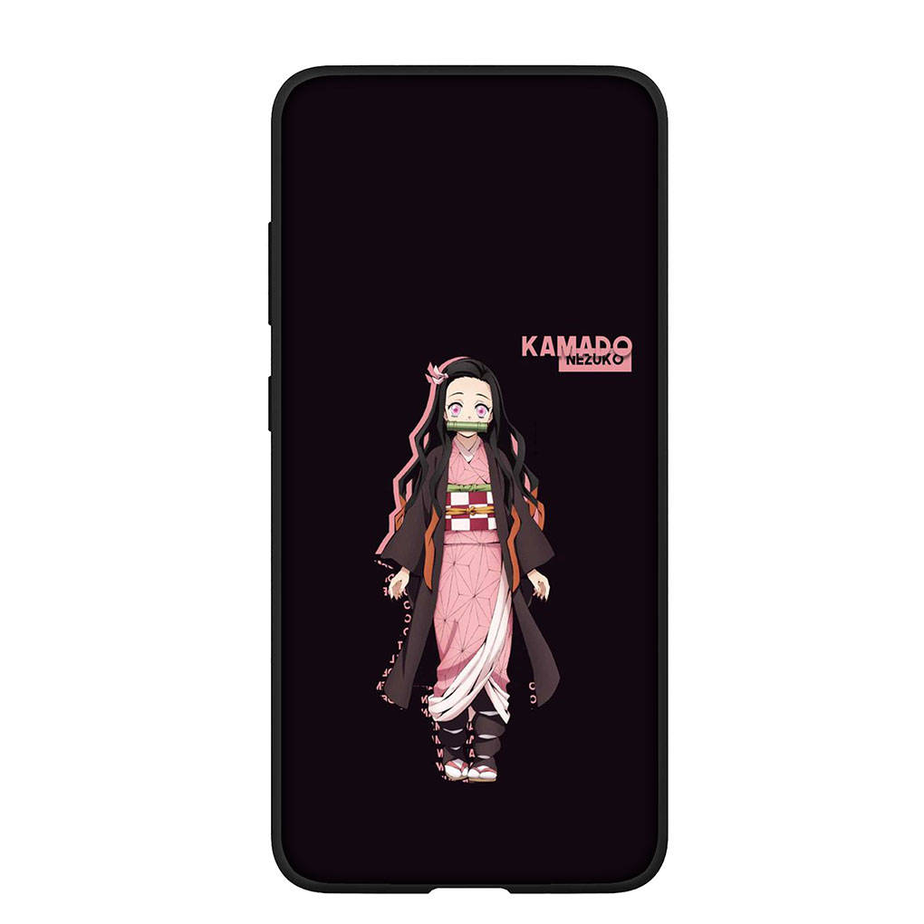Чехол для телефона Samsung Galaxy S24 S23 iPhone 15 14 Xiaomi Redmi Note 13 12 11 8 10 9 Pro Max Plus X XR OPPO Huawei Daki Gyutaro Demon Slayer Nezuko
