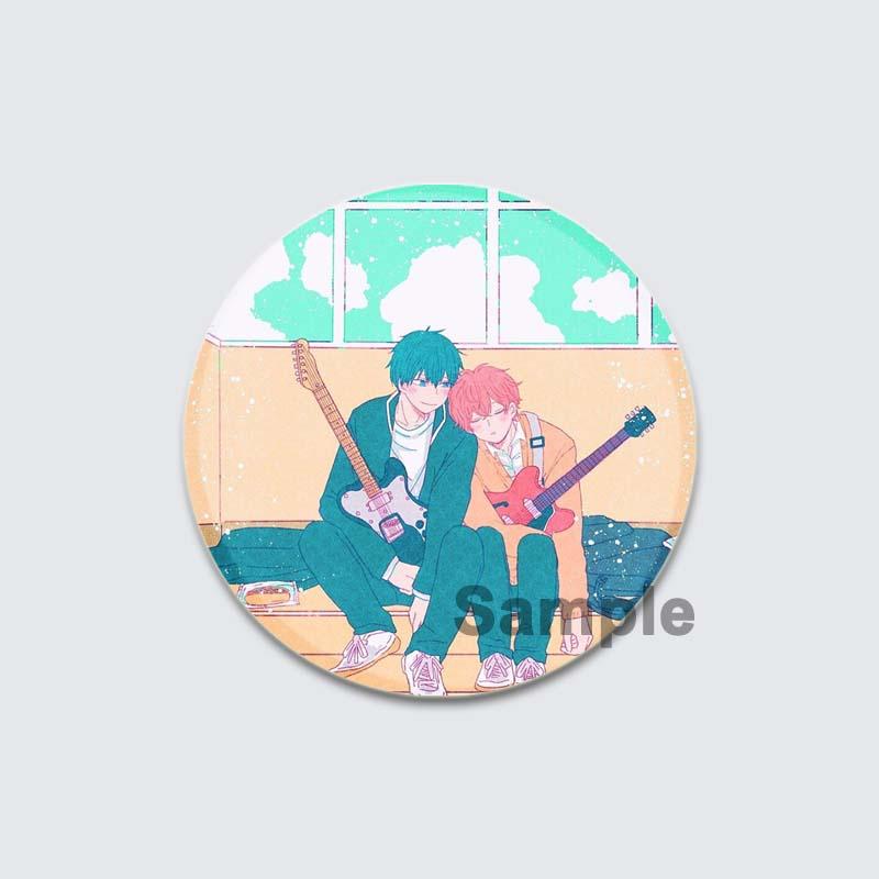 32/44/58 мм Круглые Аниме Подарочные Булавки Ручной Работы Брошь Сато Мафую/Уэнояма Рицука Мультфильм Значок на Рюкзаке Ювелирные Изделия Аксессуары Подарки
