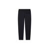 Fila Solid Logo Straight Loose Casual Pants Women Bottoms Black F11W328601FBK