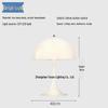 Modern Minimalist Mushroom Table Lamp: Nordic Bedside Light for Warm, Romantic, and Creative Bedroom Decor