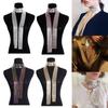 Aluminium Alloy Party Punk Statement Sparkly Sequins Scarf Ladies Cocktail Neck Collar Long Choker