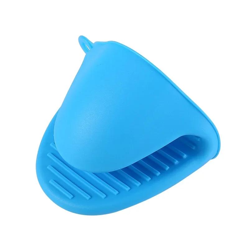 1 шт. толстые силиконовые перчатки для духовки, термостойкие перчатки против ожогов для приготовления пищи, захваты для кастрюль, силиконовые кухонные принадлежности