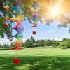 Rainbow Wind Spinner Mobile Chime Lawn Wind Spiral Party Home Decor Colorful Rainbow DIY Outdoor Garden Ornament
