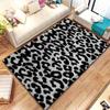 Ковер Коврик Леопардовый Принт Золотой Черный Животный Узор Модный Современный Дикая Природа Домашнее Украшение Напольный Коврик Домашний Ковер Коврики
