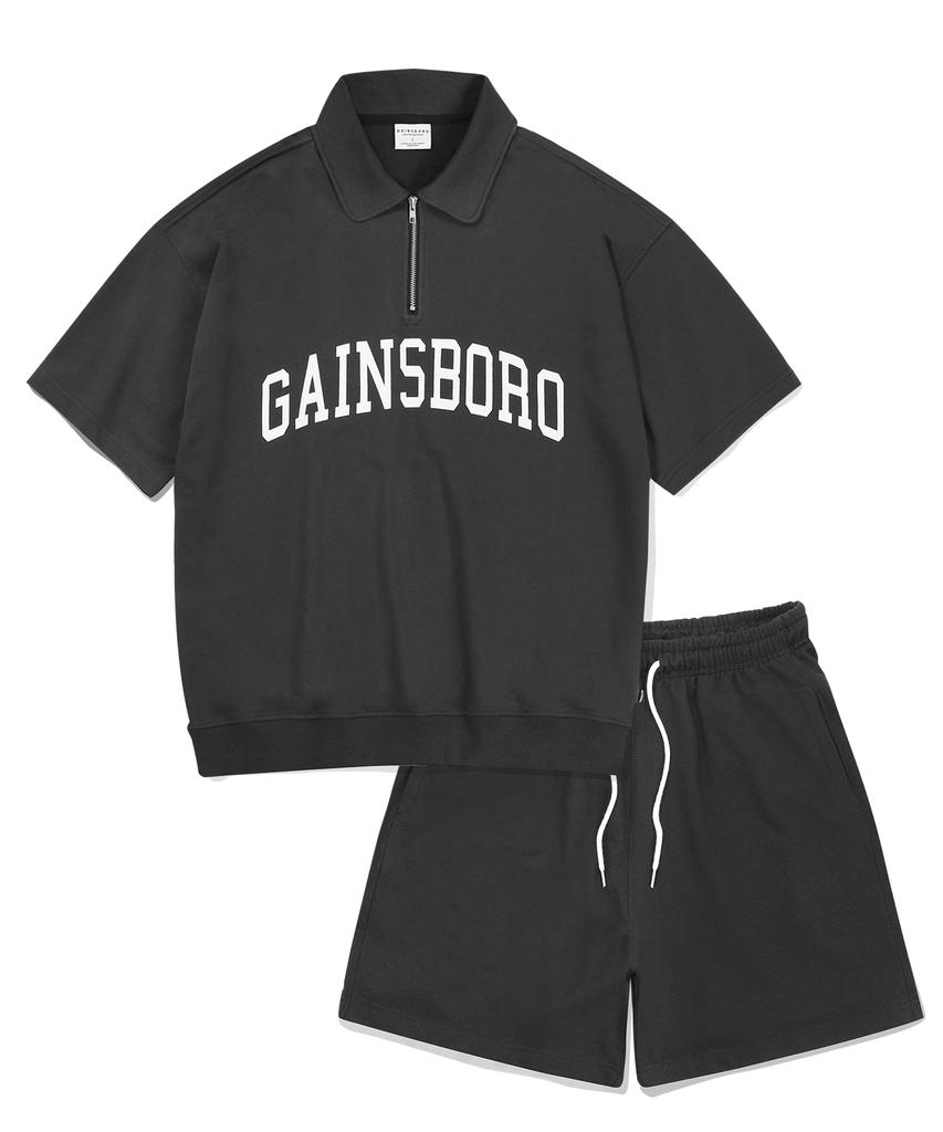 GAINSBORO [Набор] Набор из толстовки с воротником и логотипом-аркой (5 цветов)