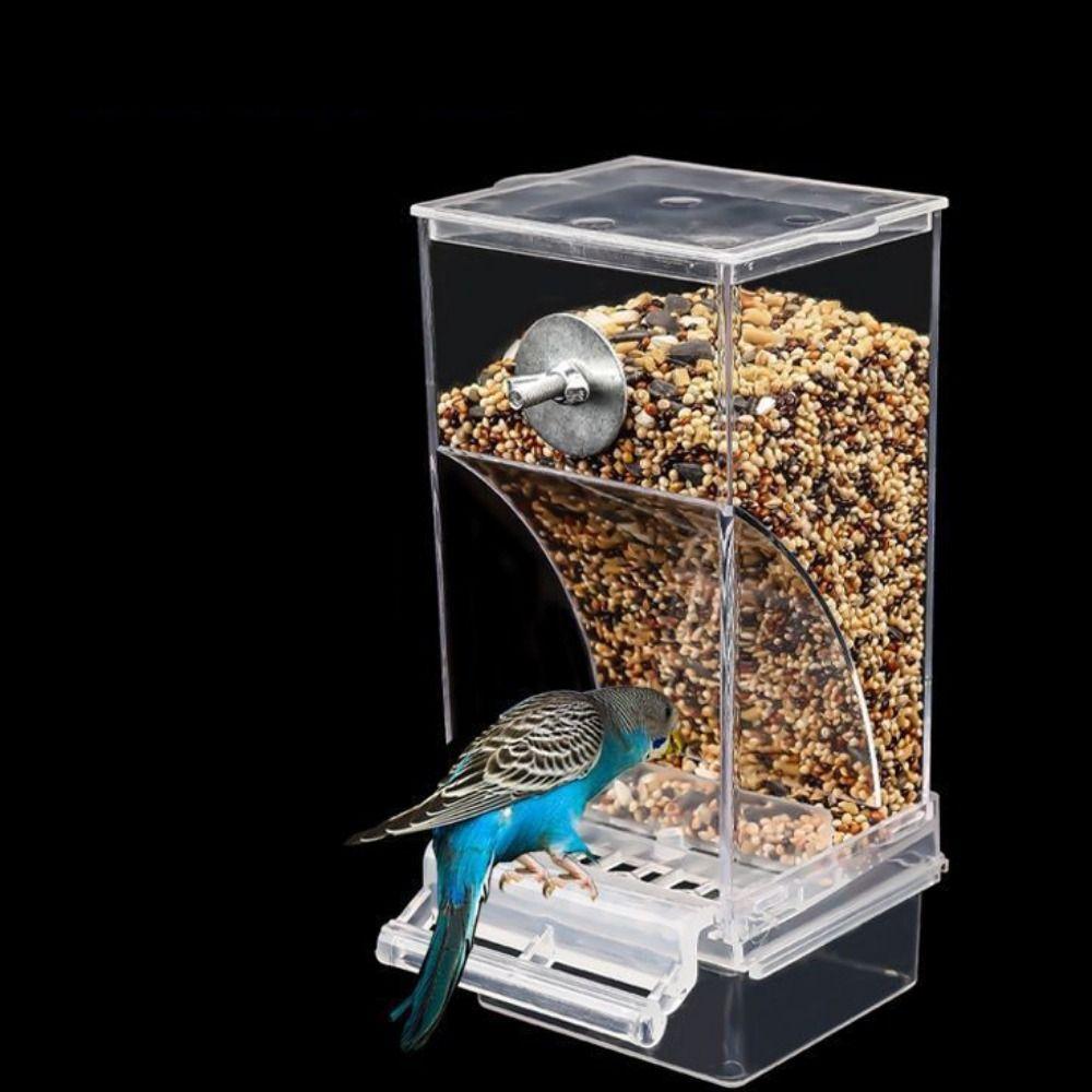 Anti Splashing with Perch Leak Proof Feeder Bowls Bird Feeders Bird Cage Accessories Food Container