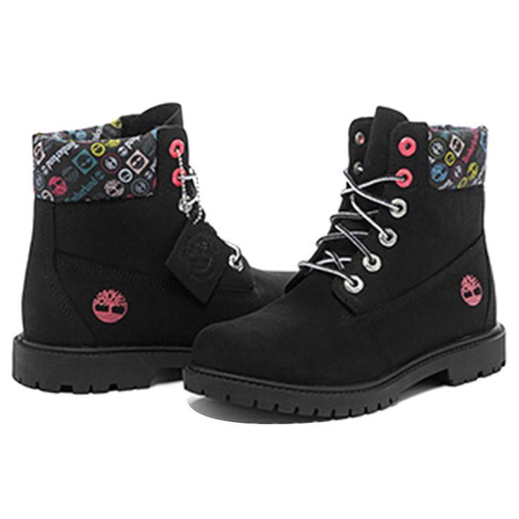 Timberland Другие теплые прочные амортизирующие повседневные водонепроницаемые ботинки до середины голени для отдыха на открытом воздухе женские ботинки черного цвета A5M24001