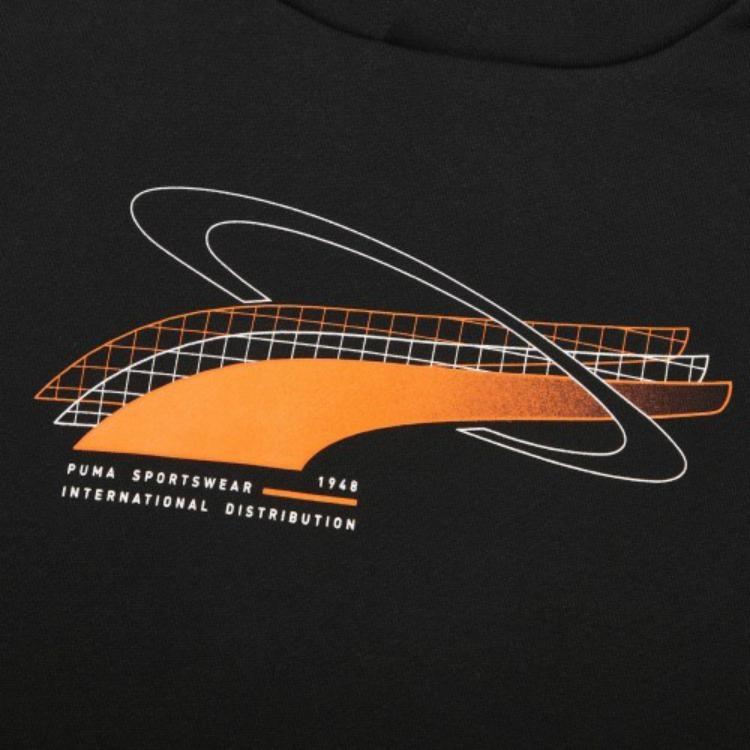 Puma Мужская толстовка с графическим принтом 'Черная' 530289-01
