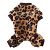 Small Breed Dog Plush Pyjamas Autumn Collection Cross-Border Pet Clothing Cozy Doggy Jumpsuit Pet Supplies