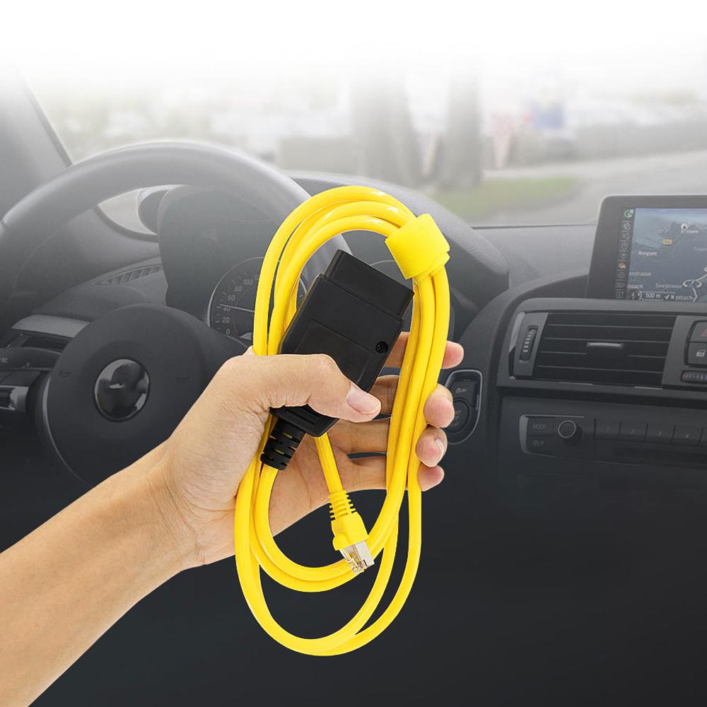 Заводская цена ENET, совместимая для BMW Brush, скрытая высококлассная линия программирования OBD2, Ethernet-кабель ENET