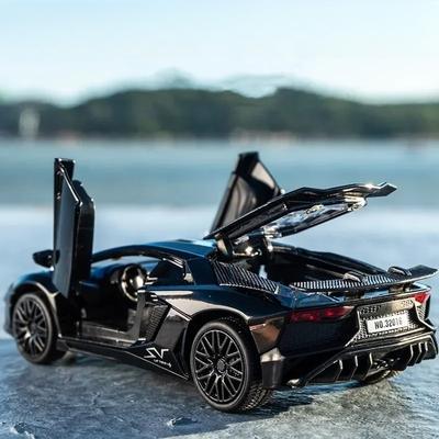 SV LP750-4 Модель спортивного автомобиля из сплава, литая под давлением и игрушечная металлическая модель автомобиля, коллекция детских подарков