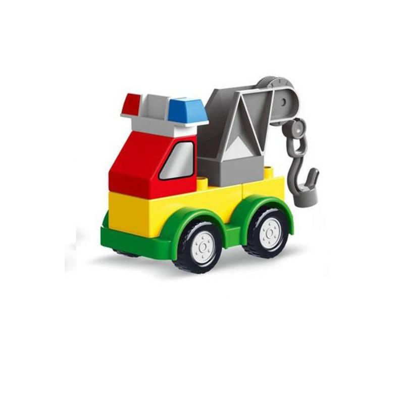 Название бренда Совместимо с Lego Крупные детали Креативный Инженерный автомобиль Сделай сам Строительный блок Игрушка Подарок для детей