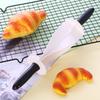 Multi-functional Croissant Rolling Pin Roller Kitchen Baking Tools Plastic Horn Bag Leather Cutter Creative Sheep Horn Bag Knife