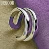 925 Sterling Silver Adjustable Ring Gift Romantic Jewelry