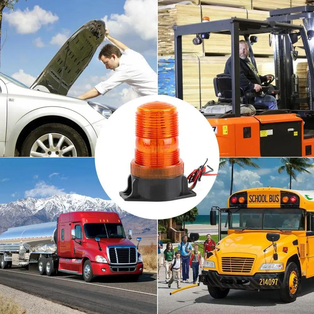 12 В 24 В светодиодный стробоскоп для грузовика, ультра-видимый предупреждающий проблесковый маячок для аварийной ситуации, прочный проблесковый маячок на крыше