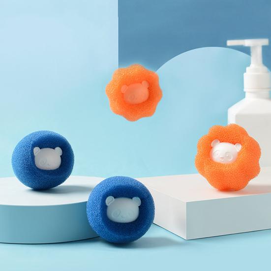 2 шт. Коллектор шерсти домашних животных для стиральной машины, многоразовый удалитель ворса, помощник для удаления волос, шарики для стирки, аксессуары для одежды