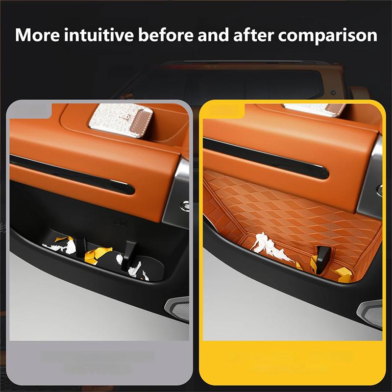 For Jetour G700 2025+ Front Rear Door Storage Mats 4 Doors Leather Mats Waterproof Interior Upgrade Car Accessories