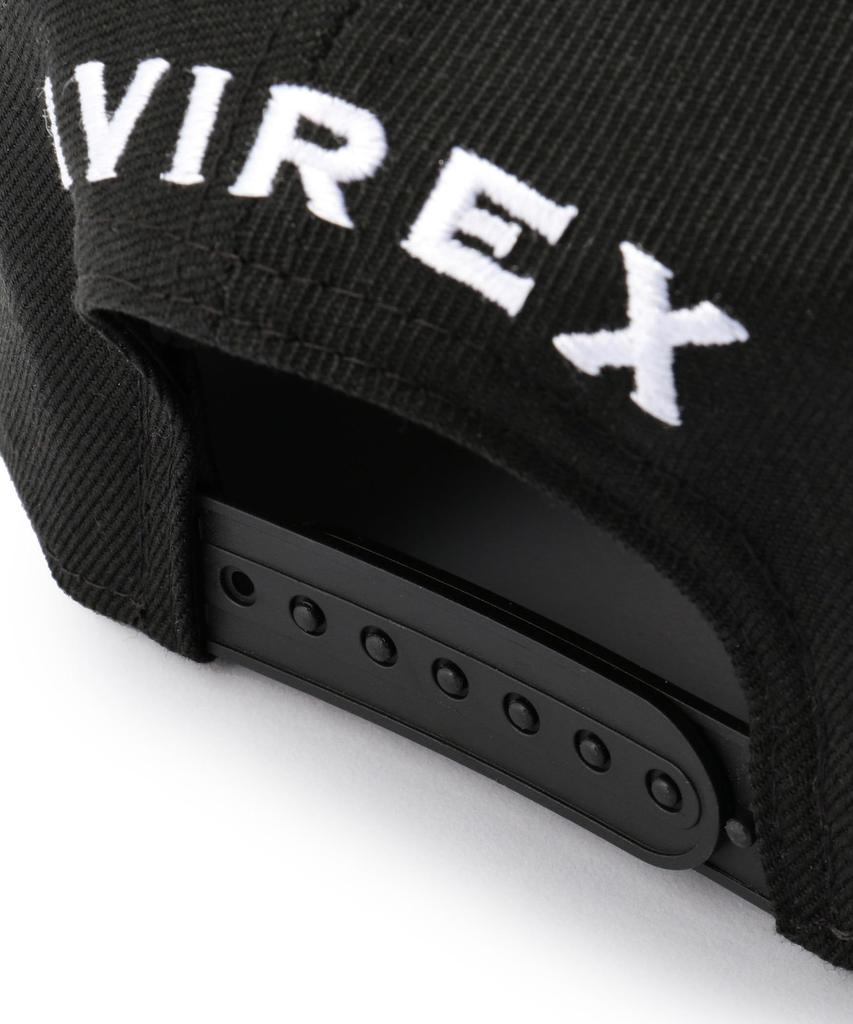 AVIREX x NEW ERA 9FIFTY SNAP BACK CAP TYPE F AC, Men's, 010, Black, 783-4174003