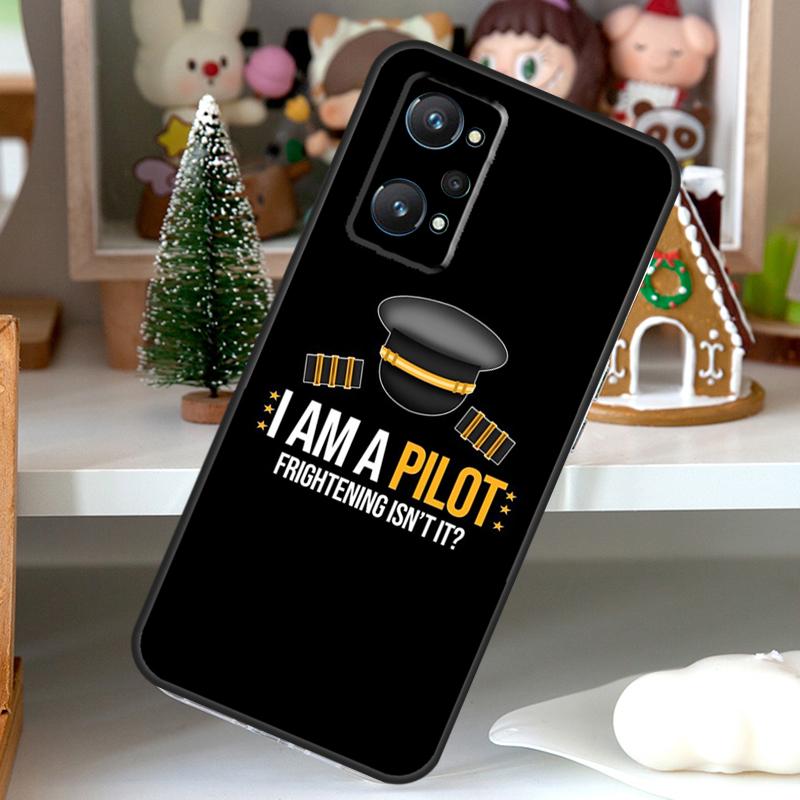 Aviation Aeroplane Pilot Cockpit For OPPO Realme C55 C35 C33 C31 C30 C25 C21Y C11 GT Neo 5 3T 2T Realme 10 9 11 Pro Plus Case