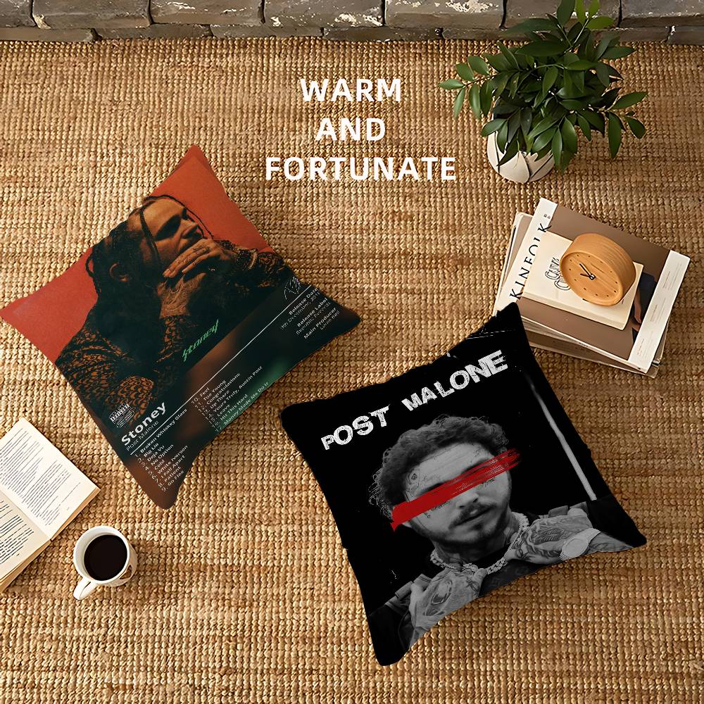 Singer Post M-Malone Pillow Cushion Cover Pillowcase Living Room Sofa Home Decor
