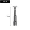 Grey Socket Wrench Hexagon Nut Driver Easy Handling