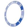 40mm Diameter Watch Bezel Insert Ring Clear Scale Luminous Ceramic Replacement Bezel Insert White