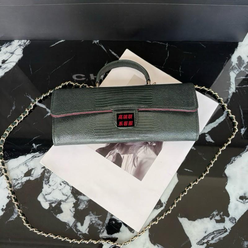 High-Quality Retro Lizard Baguette Bag Luxury Shoulder Crossbody Handbag Evening Events