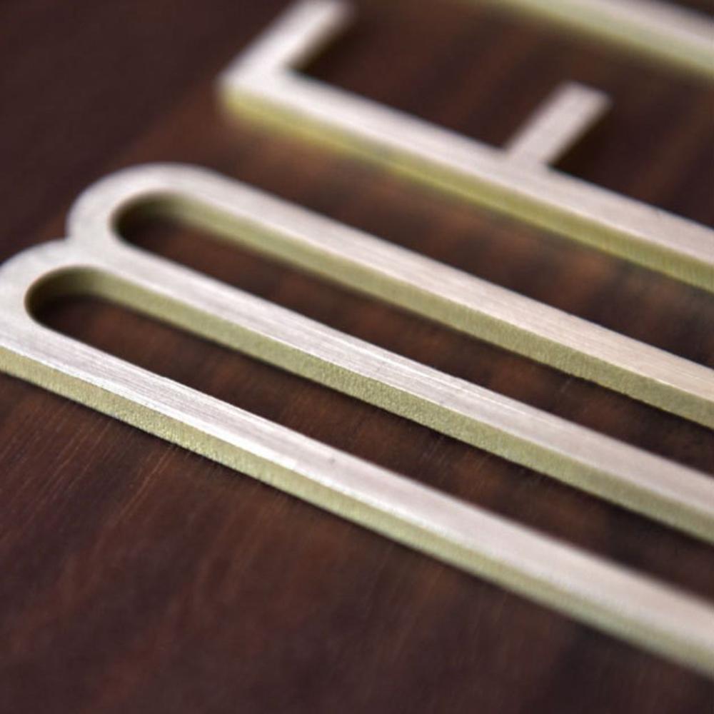 Toilet Door Sign for Hotel,Office,Home Brass Bathroom Signage WC Plaque Restroom Sign Toilet Symbol