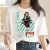 Demon Slayer Kimetsu No Yaiba T-shirts Women Graphic Harajuku Manga T-shirts Girl Japanese Streetwear Y2k Clothing