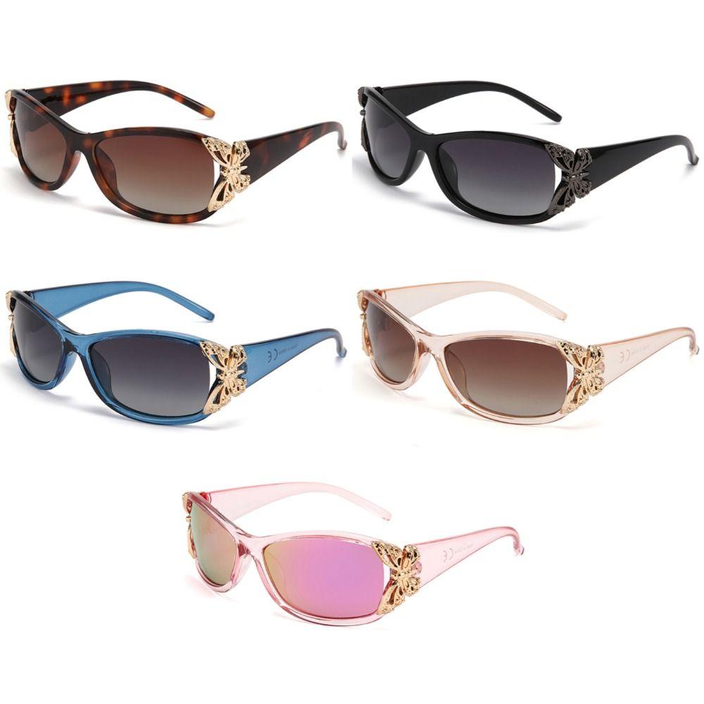 Fashion Wrap Around Polarized Sunglasses Butterfly Design UV400 Protection Sports Sun Glasses Y2K Shades for Women