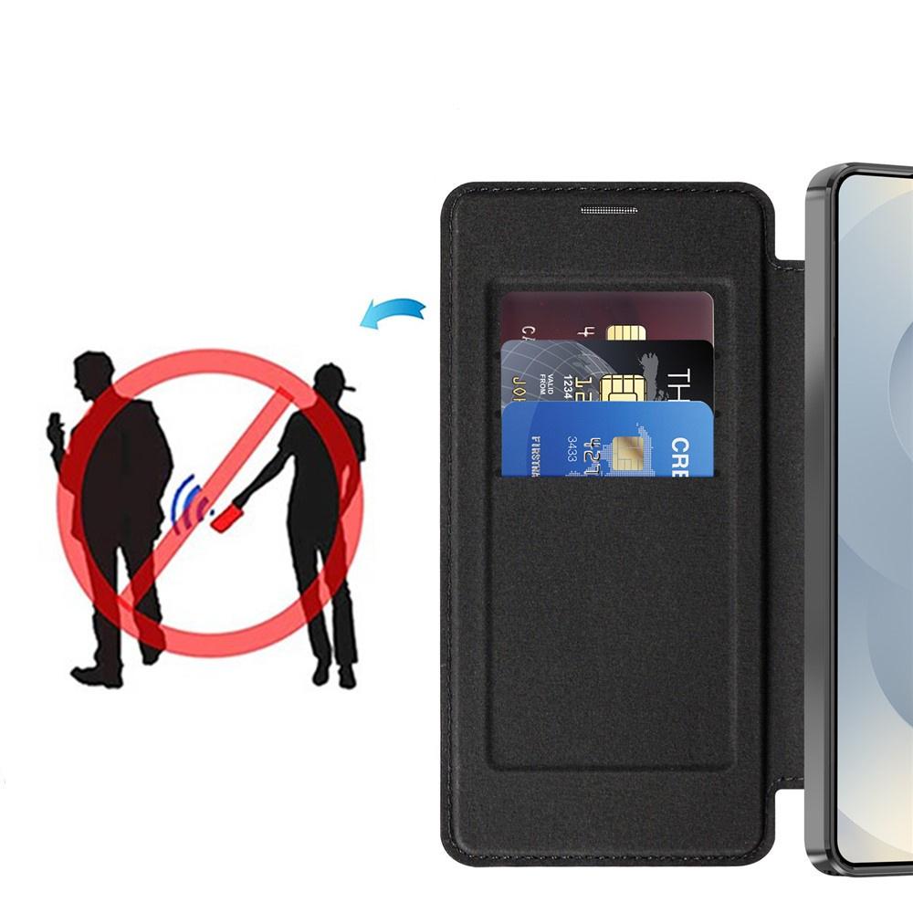 Samsung Galaxy S26 Ultra Flip Case, RFID Wallet MagSafe with Camera Protection, Black