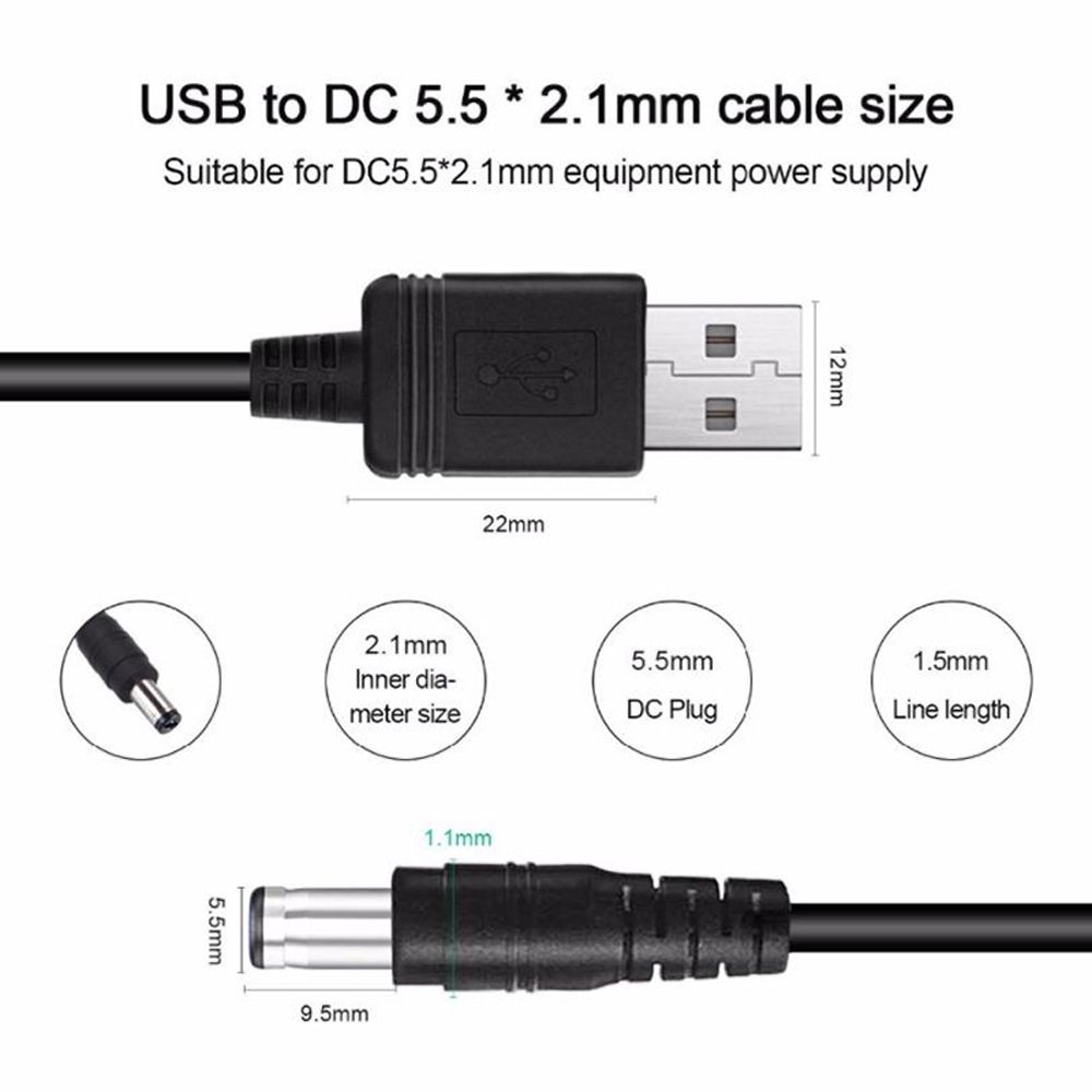 Шнур питания Разветвитель-хаб Сменные вилки USB на DC-разъем Адаптер питания DC DC-разъем